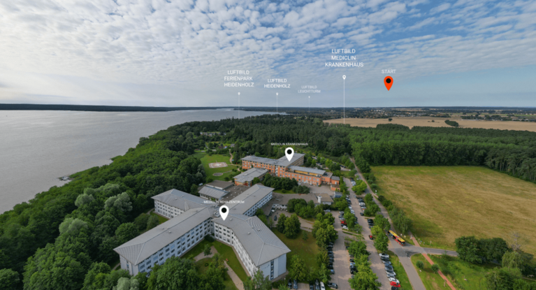 Luftbild Reha-Zentrum Plau am See