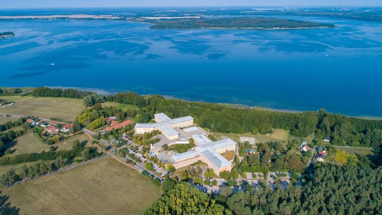 Luftaufnahme MEDICLIN Krankenhaus Plau am See